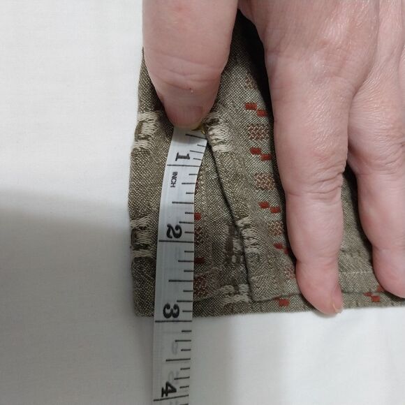 Planks shirt Mens Large brown geometric button up short sleeve Retro Unique - Picture 7 of 7